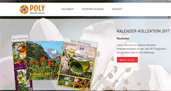 Desktop Screenshot of poly-vertrieb.ch
